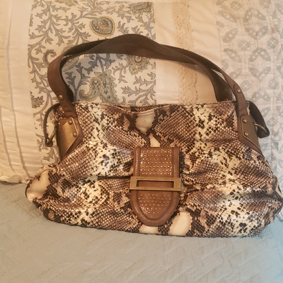 Jessica Simpson Hobo snakeskin purse NEW - Picture 1 of 7